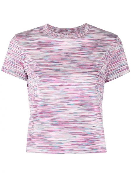 Randig t-shirt Missoni rosa