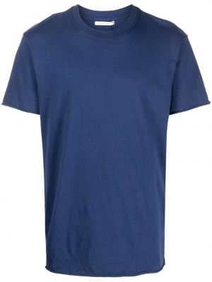 Camiseta ajustada de cuello redondo John Elliott azul