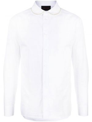 Βαμβακερό πουκάμισο Simone Rocha λευκό