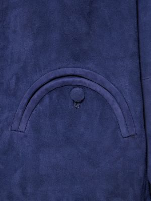 Kožená bomber bunda Blazé Milano modrá