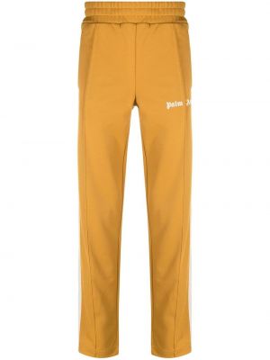 Спортни панталони с принт Palm Angels жълто