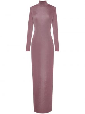 Dlouhé šaty Saint Laurent růžové