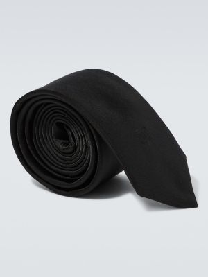 Selyem nyakkendő Dolce&gabbana fekete