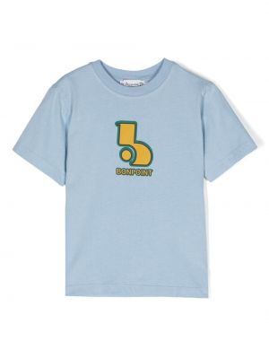 T-shirt con stampa Bonpoint blu