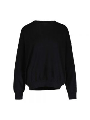 Sweter oversize Replay czarny