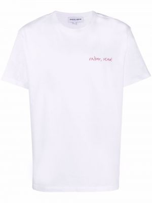 Camiseta con bordado Maison Labiche blanco