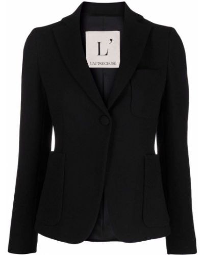 Ull lang blazer L'autre Chose svart