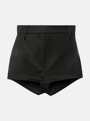 Pantalones cortos de lana Magda Butrym negro