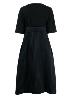 Sukienka bawełniana Maison Mihara Yasuhiro czarna