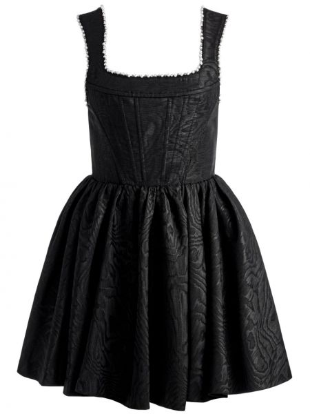 Koktejlkové šaty Alice + Olivia čierna