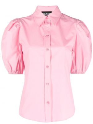 Блуза с пайети на цветя Boutique Moschino розово