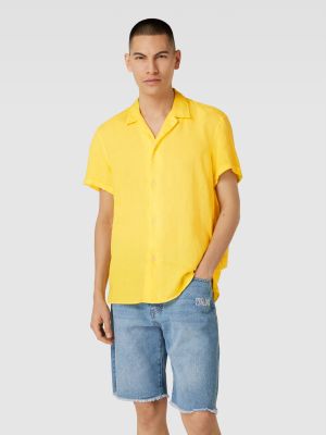 Lniana koszula Drykorn żółta