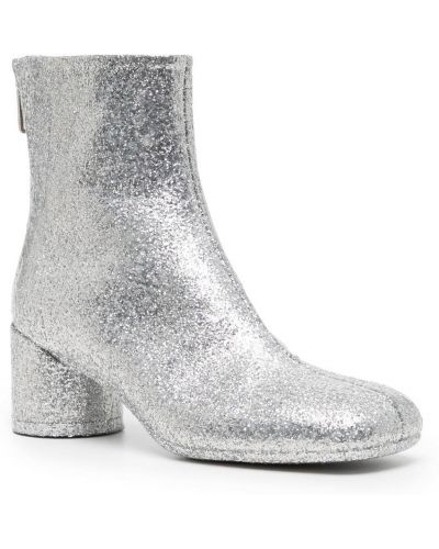 Ankle boots Mm6 Maison Margiela srebrne