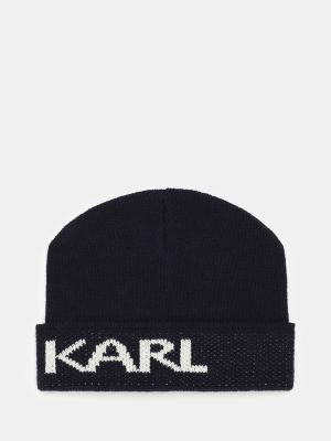 Шапка Karl Lagerfeld синяя
