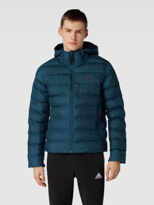 Pikowana kurtka z kapturem ocieplana Adidas Sportswear