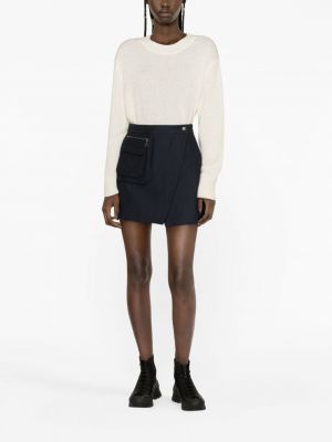 Pull col rond A.p.c. blanc