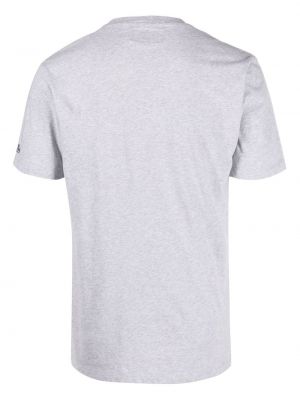 T-shirt en coton à imprimé Mc2 Saint Barth gris