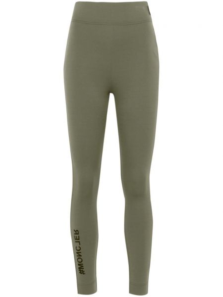 Тесни панталони Moncler Grenoble зелено