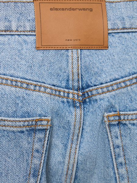 Oversized džíny s nízkým pasem Alexander Wang modré