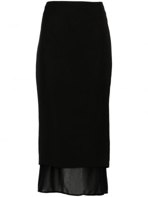 Černé pouzdrová sukně Gauge81