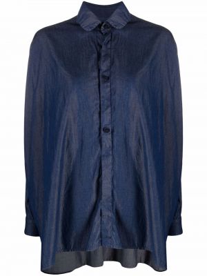 Camisa manga larga Daniela Gregis azul