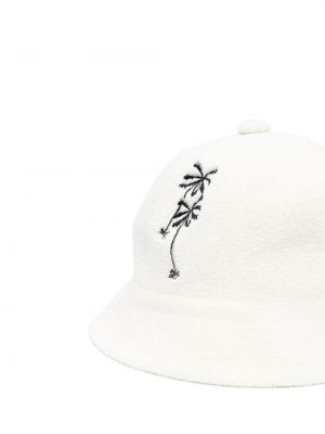 Siuvinėtas kepurė Palm Angels balta