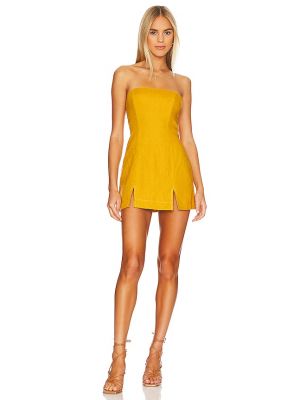 Mini vestido Rumer amarillo