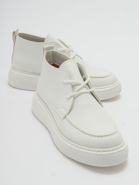 Členkové topánky Luvishoes biela