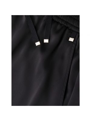 Spodnie sportowe relaxed fit Herno czarne