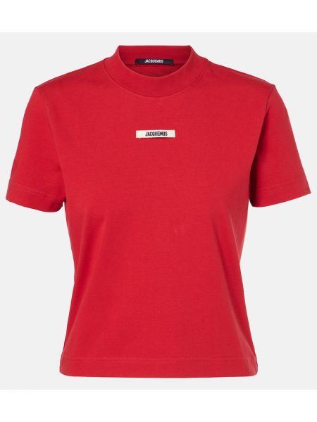 Trøje t-shirt Jacquemus rød