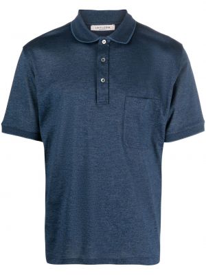 Medvilninis polo marškinėliai Fileria mėlyna