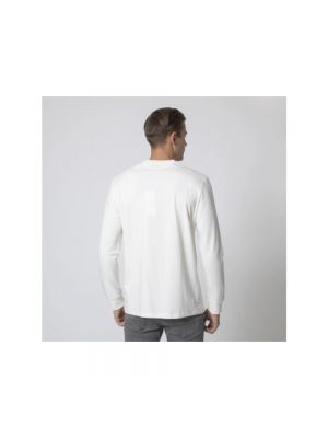 Camiseta de manga larga roto Karl Lagerfeld blanco