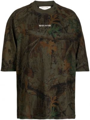T-shirt mit print mit rundem ausschnitt mit camouflage-print 1017 Alyx 9sm schwarz