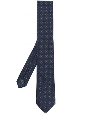 Cravate brodée en soie Ferragamo