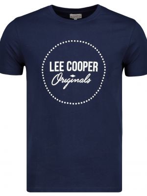 Polokošeľa Lee Cooper modrá