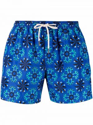 Trykt floral shorts Peninsula Swimwear blå