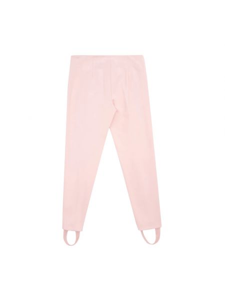 Spodnie slim fit Lardini różowe