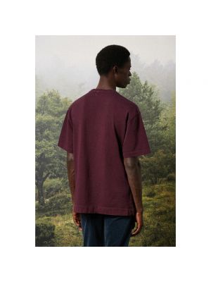 Camisa de algodón oversized Massimo Alba violeta