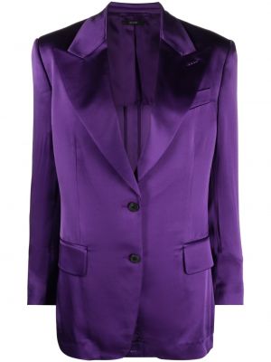 Saténové sako Tom Ford fialová