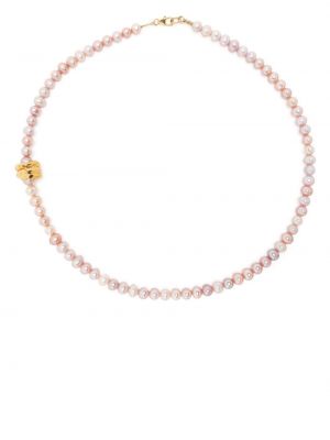 Collier avec perles Alighieri rose