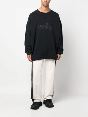 Sweatshirt aus baumwoll Erl schwarz