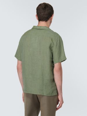 Camisa de lino Frescobol Carioca verde
