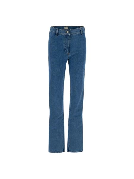 Niebieskie proste jeansy bawełniane Magda Butrym