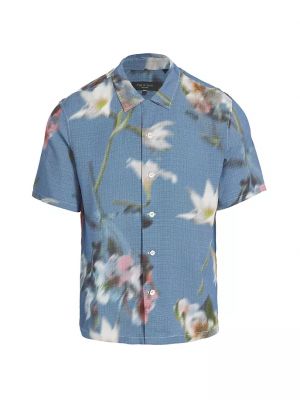 Рубашка на пуговицах в цветочек с принтом Rag & Bone