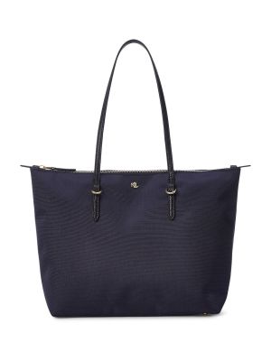 Τσάντα shopper Lauren Ralph Lauren μπλε
