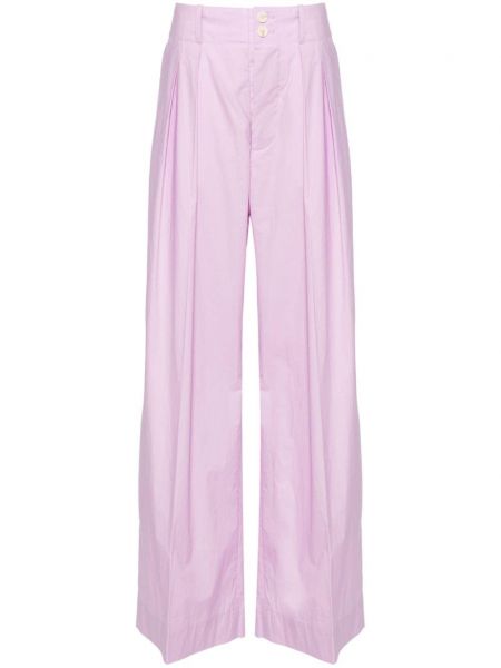 Pantalon plissé Plan C violet