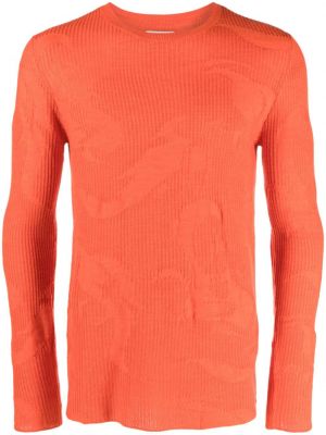 Jacquard pullover Feng Chen Wang orange