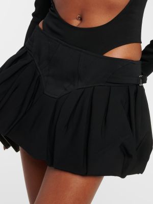 Mini sukně Mugler černé