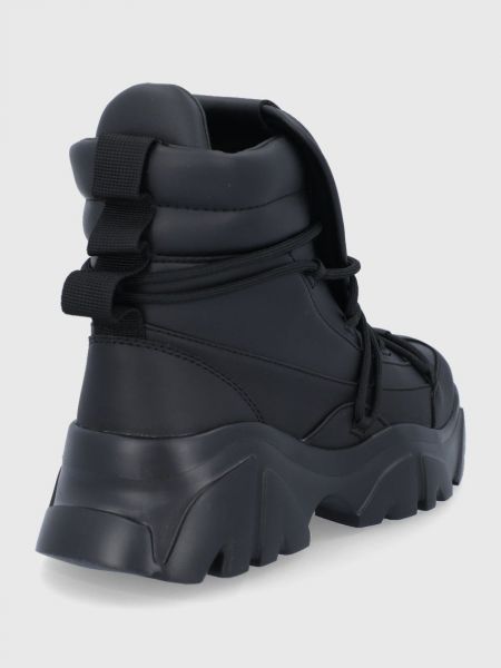Pantofi cu platformă Ea7 Emporio Armani negru