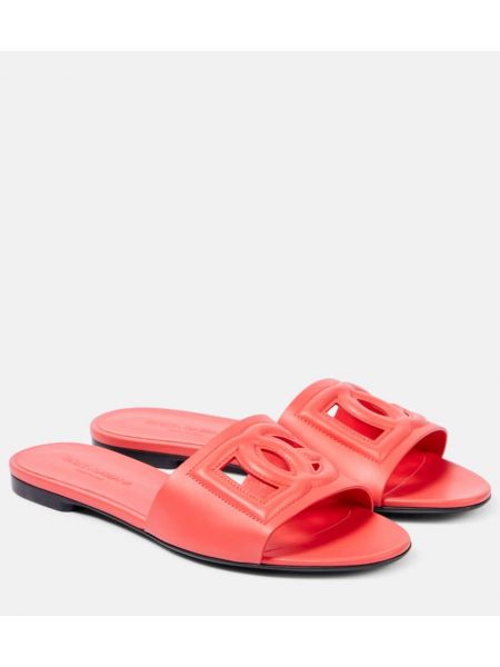 Læder sandaler Dolce&gabbana orange